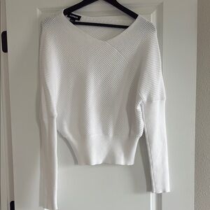 Express  Women's White Sweater